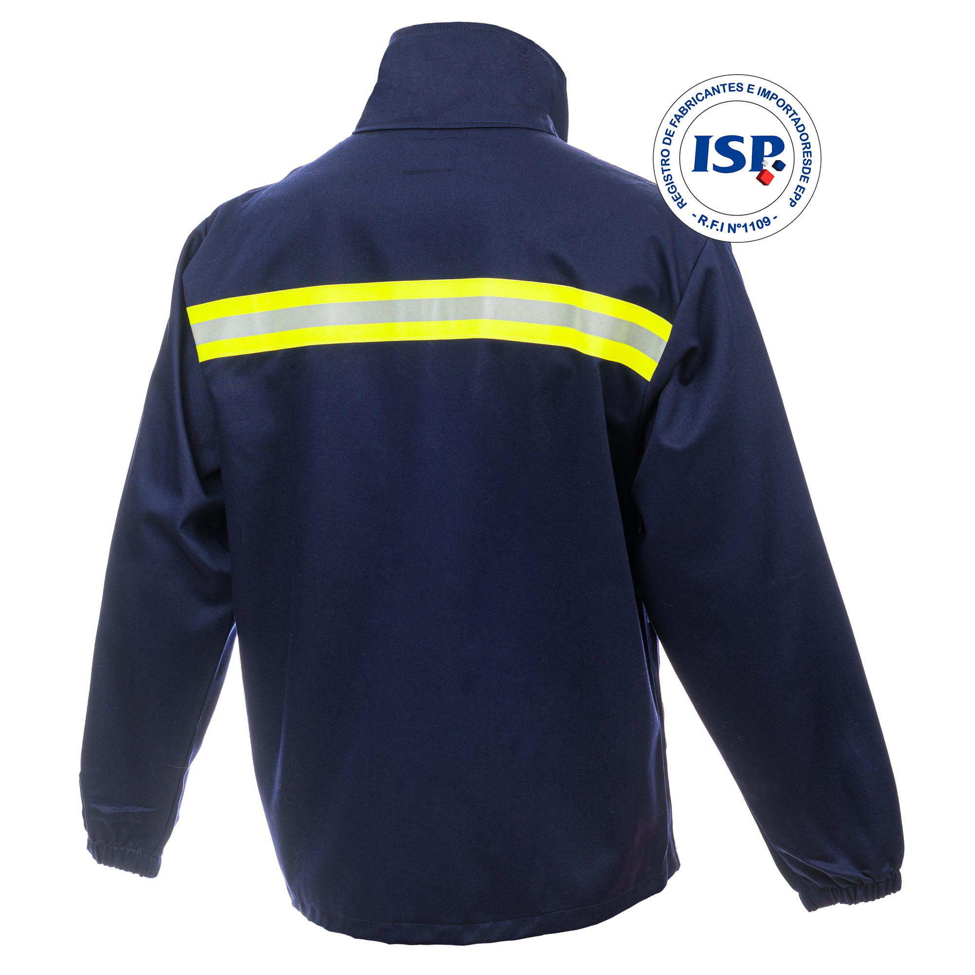Adicion ISP Chaqueta azul marino atras